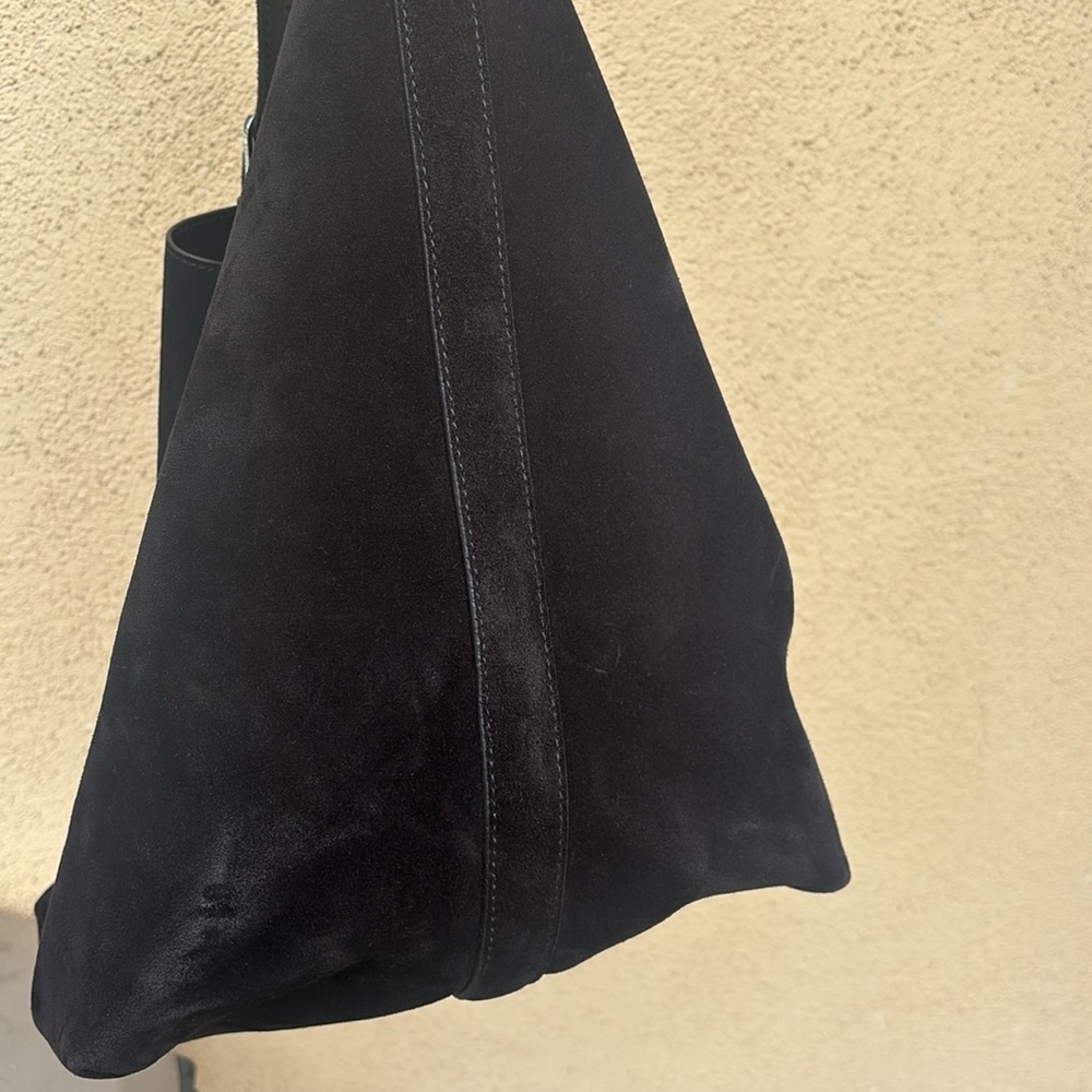 Toteme Belted suede tote espresso - Picture 5 of 7